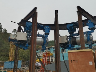 中国船舶集团华南船机成功完成LNG罐顶防爆起重机工厂试验